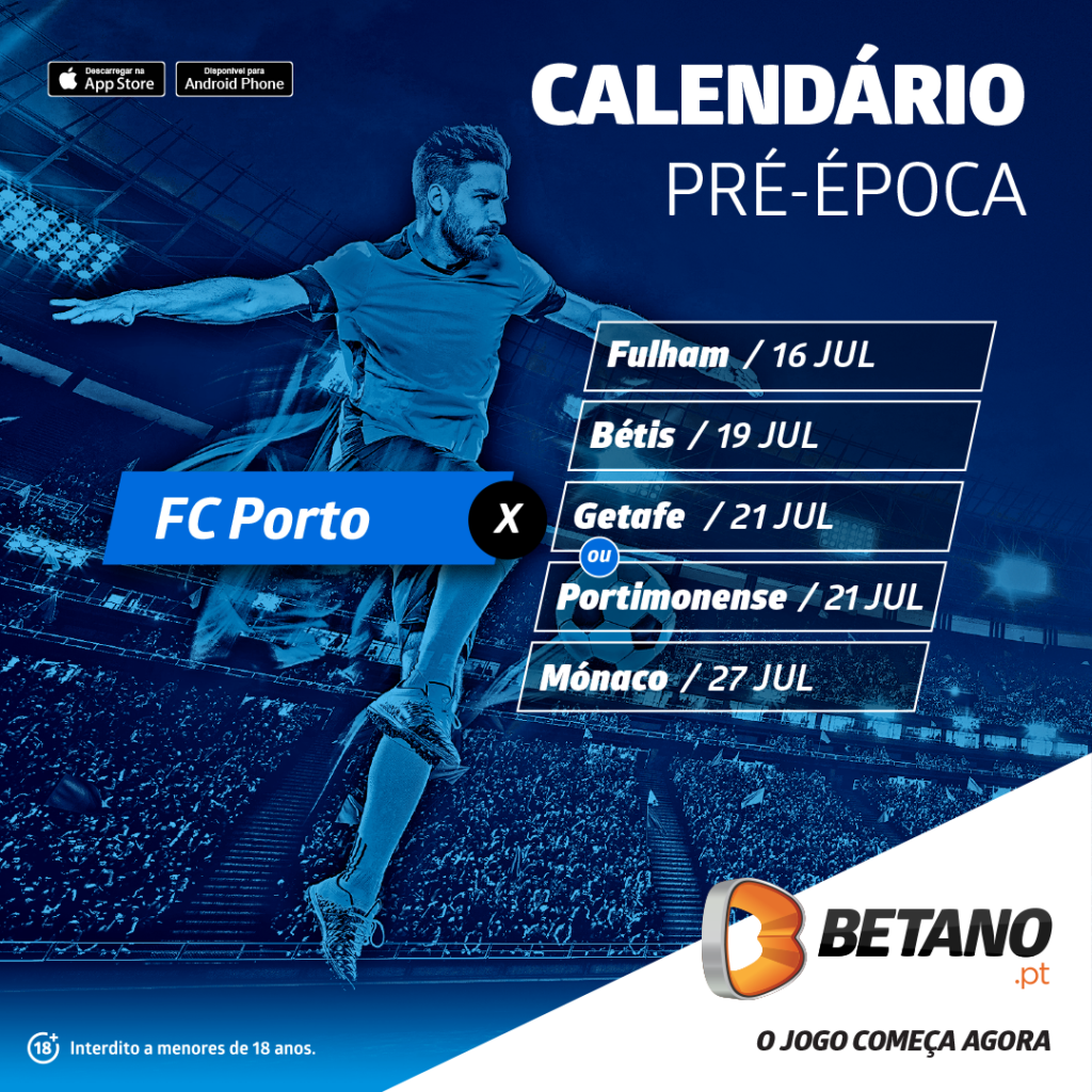 Calendário pré-época FC Porto
