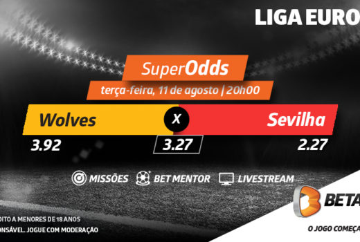 SuperOdds Betano Wolves Sevilha